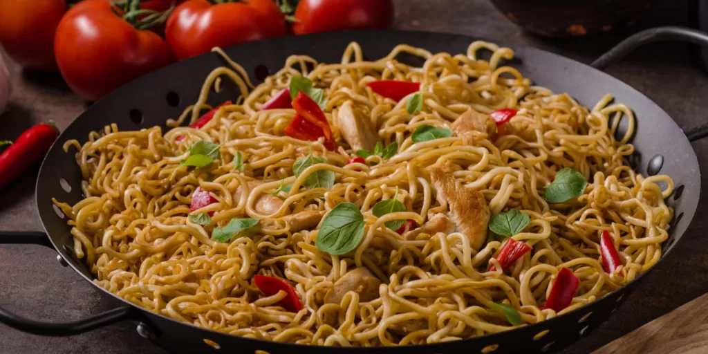 Chinese Golden veggie Noodles