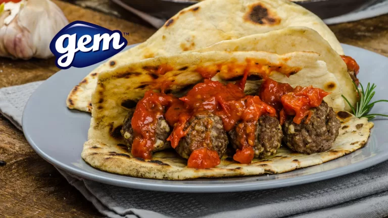 Moroccan-Style Meatballs and Homemade Flatbreads