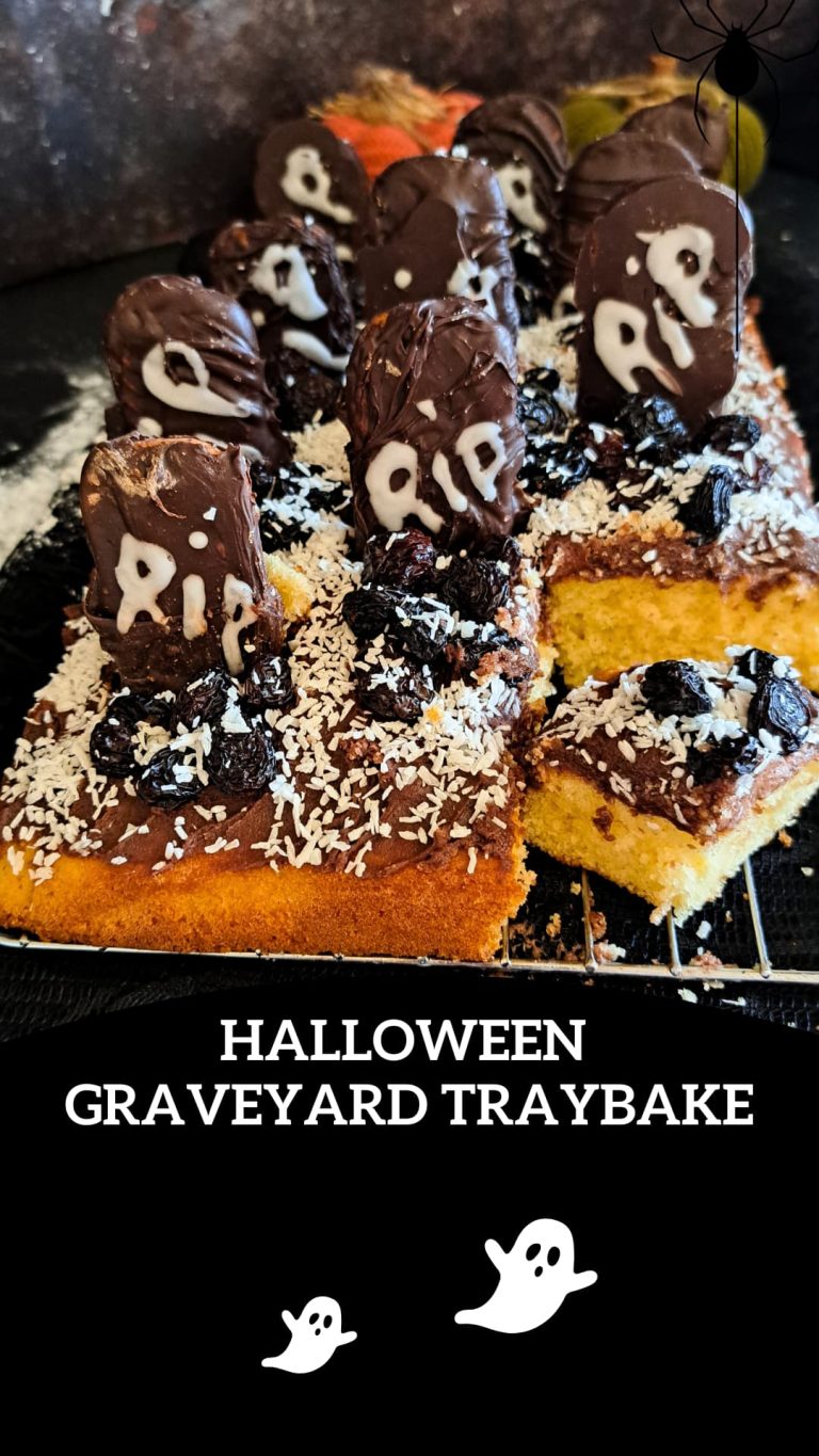 Halloween Graveyard Traybake