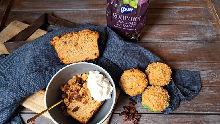 GEM Gourmet Sultana Apple Crumble Muffins