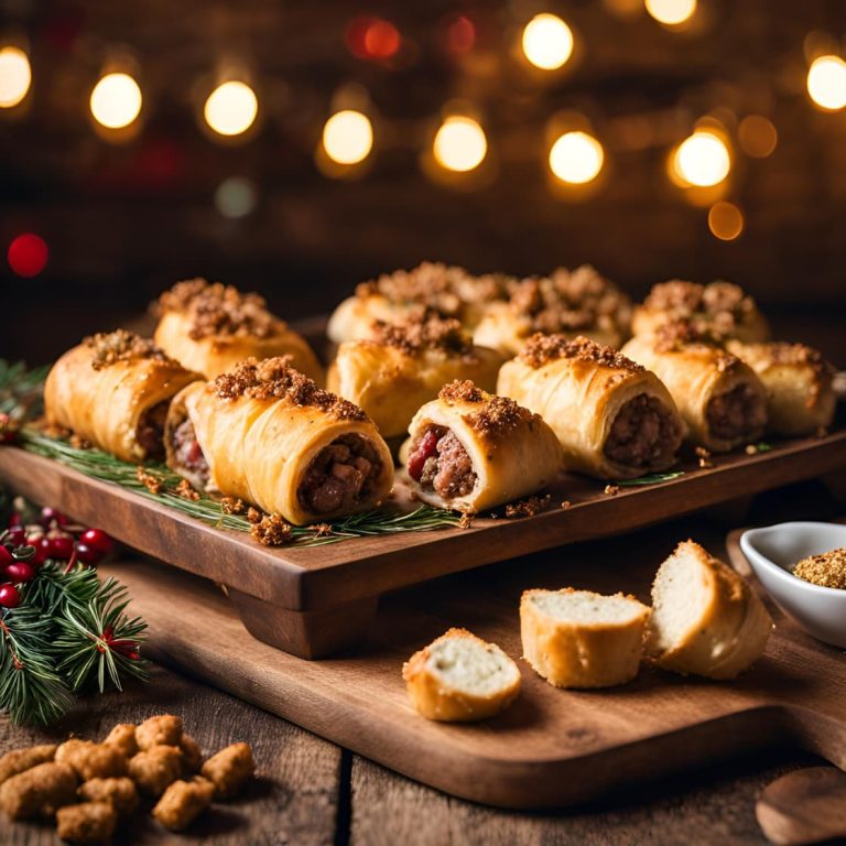  Breaded Brie and Matthew’s Christmas Sausage Rolls