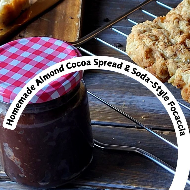 Homemade Almond Cocoa Spread & Soda-Style Focaccia